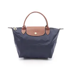ロンシャン Longchamp トートバッグ ル プリアージュ オリジナル S L1621089P68 ネイビー キャンバス レザー ル プリアージュ オリジナル S トップハンドルバッグ レディース