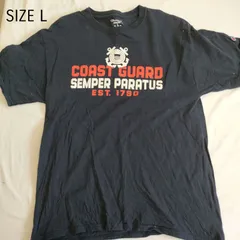 【L】海外古着　Champion　チャンピオン　ネイビー　紺　ロゴ　Tシャツ　スポーティー