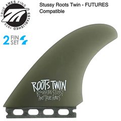 ツインフィンTrue Amesトゥルーアムス フィン STUSSY ROOTS TWIN SOLID