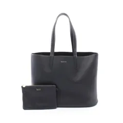 ティファニー TIFFANY＆CO トートバッグ ショッピングバッグ ブラック レザー ショッピングバッグ レディース Used Aのサムネイル