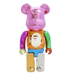 A BATHING APE アベイシングエイプ 25th ANNIV. MULTI COLOR BE@RBRICK 400％ ベアブリック マルチカラー系【中古】のサムネイル