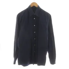 フェンディ FENDI シャツ 長袖 総柄 コットン 41 紺 ネイビー /AN57のサムネイル