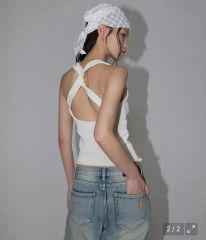 andmary Sora bicolor camisole - メルカリ
