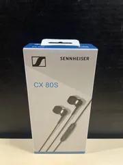 新品未開封　ゼンハイザー Sennheiser 有線イヤホン CX 80S マイク リモコン付き ダイナミック カナル型 ブラックのサムネイル