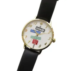 ケイトスペード KATE SPADE 腕時計 クオーツ ロゴ 黒 ゴールドカラー /KHのサムネイル