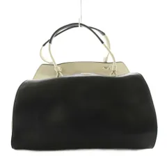 フルラ FURLA ボストンバッグ ハンドバッグ レザー 黒 ブラック 白 ホワイト /AN35のサムネイル