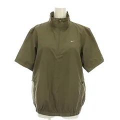 ナイキゴルフ NIKE GOLF ハーフジップ 半袖 ナイロンジャケット ゴルフウェア M カーキ /YMのサムネイル
