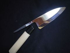 白ニ鋼 特製万能和包丁 180㎜ 6寸 柄無し - メルカリ