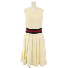 美品 グッチ 457032 シェリーライン ジャージードレス ワンピース M