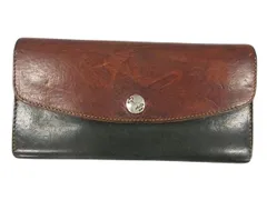 モト MOTO LONG WALLET ロングウォレット 長財布 レザー 本革 グリーンのサムネイル