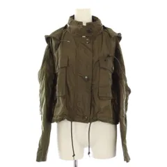 プラダ PRADA マウンテンパーカー フーディジャケット クロップド 36 カーキ 29X773 S201 Q04 /KHのサムネイル