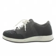 ボッテガヴェネタ BOTTEGA VENETA スニーカー シューズ レザー 37.5 黒 ブラック /AN81のサムネイル