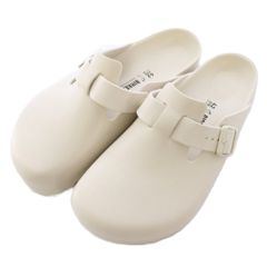 未使用級✨】BIRKENSTOCK ボストン EVA ホワイト 男女兼用 - メルカリ