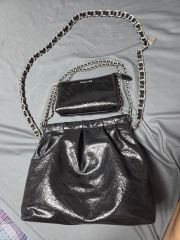 CHARLES&KEITH Duoドゥオ ブレードチェーンハンドルホーボーバッグ