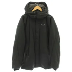 オークリー OAKLEY 中綿 ナイロンジャケット パーカー XL 黒 ブラック /☆G