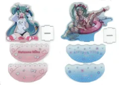 【中古】アクリルスタンド・アクリルパネル 全2種セット BIGスイングアクリルスタンド 「キャラクター・ボーカル・シリーズ01 初音ミク」