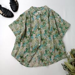 yuni Island embroidely ショートシャツ USED - メルカリ