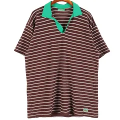 グリーンバター 半袖 カラ Tシャツ ワンピース / k4938