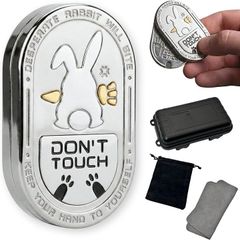 フィジェットスライダー フィジェットトイ ウサギ 動物 EDC ステンレス
