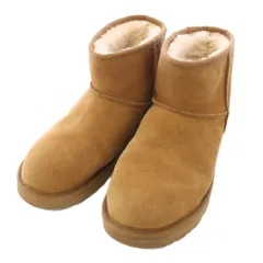 アグ オーストラリア UGG australia Classic Mini Deco Suede Boot ムートンブーツ ショートブーツ USA8 茶 1109952 /TKのサムネイル