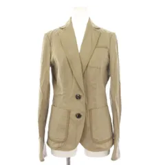 バーバリーブラックレーベル BURBERRY BLACK LABEL ジャケット 上着 40 ベージュ 無地 テーラードカラー 長袖 01160-43 /JPのサムネイル