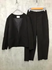THE SUIT COMPANY スーツカンパニー セットアップ ジャケット パンツ スーツ size36/38/ダークブラウン ■◇ レディース