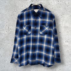 美品 Rafu ラフ ダメージ加工 オンブレチェック ウエスタンシャツ