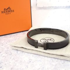 エルメス エナメルブレスレット クリックHH ソー・ブラック T4 新品未