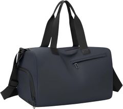 RENASYS Boston Bag, Compact Sports Bag, Wet/Dry Separation, Shoe Compartment, Travel Bag, Golf Bag, Lightweight, Water-Repellent, Unisex (Navy)
