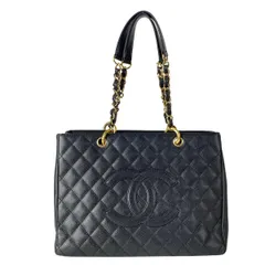 CHANEL(シャネル) トートバッグ 復刻チェーントート/GST 黒×ゴールド ゴールド金具/ココマークのサムネイル