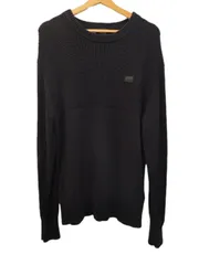 G-STAR RAW 切替ニット size:L ブラック Knitted Sweater Fishermanのサムネイル