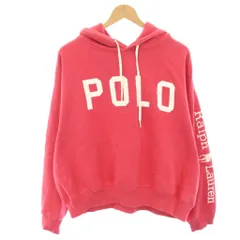 ポロ ラルフローレン POLO RALPH LAUREN パーカー スウェット プルオーバー ロゴ 長袖 M ピンク /HN
