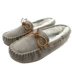 UGG Australia モカシン グレー スエード ボア - メルカリ
