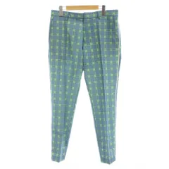 ジェイリンドバーグ J.LINDEBERG パンツ 31/34 水色 チェック柄 /GPのサムネイル