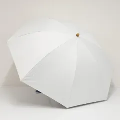 日傘　晴雨兼用  Wpc. UVO ウーボ 8本骨 USED美品 オフホワイト 遮光 遮熱 UV　最強の日傘  寒竹手元 グラス骨 60ｃｍ A3931のサムネイル