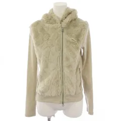 アルマーニエクスチェンジ A/X ARMANI EXCHANGE ジャケット 上着 S ベージュ 長袖 ファー切替 ジップアップ /KGのサムネイル