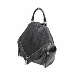DIESEL ディーゼル LE-ZIPPER レザーリュックバックパック ブラック系 サイズ 6622のサムネイル