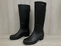 AIGLE ロングブーツ レインブーツ サイズ 38 ブラック