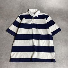 POLO SPORT ラルフローレン ワッフルポロシャツ ボーダー LLサイズ 
