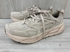 HOKA ONEONE 2024 ベージュ スニーカー 美品 - メルカリ