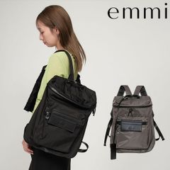 新品未使用】韓国限定 EMIS アウトラインロゴ リュック ダークグレー 