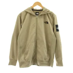 ザノースフェイス THE NORTH FACE Square Logo FullZip スクエアロゴフルジップ パーカー スウエット地 M ベージュ NT12037 /KU