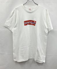 Supreme コム・デ・ギャルソン ボックスロゴ Tシャツ 白 L - メルカリ