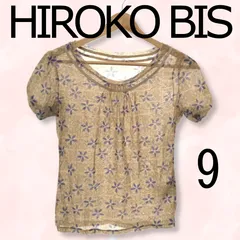 HIROKO BIS ヒロコビス トップス ブラウス 半袖 おしゃれ レディース 花柄 9のサムネイル