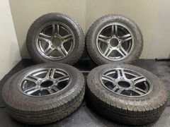 ジムニーシエラ195/80R15 スタッドレスホイールセット クリーニング済