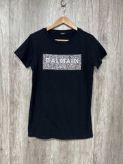 BALNAN バルマン シルバーロゴ tシャツ 美品 L ブラック - メルカリ
