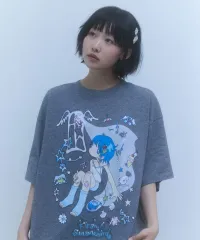 新品) キルシー X ソンワンバード メイン グラフィック ビッグ オーバ サイズ Tシャツのサムネイル
