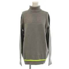 ニューバランス NEW BALANCE GOLF ニット セーター 5 グレー タートルネック 長袖 ラインデザイン /LPのサムネイル