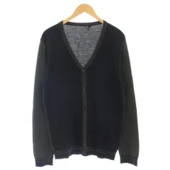 グッチ GUCCI カーディガン ニット ウール カシミヤ混 長袖 XL ネイビー グレー 243669 /☆Gのサムネイル