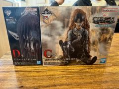 進撃の巨人 一番くじフィギュアセット未開封B賞顎の巨人C賞リヴァイD賞